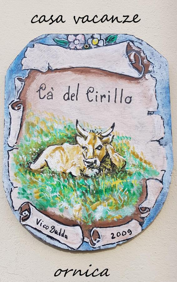 Casa Del Cirillo Leilighet Ornica Eksteriør bilde